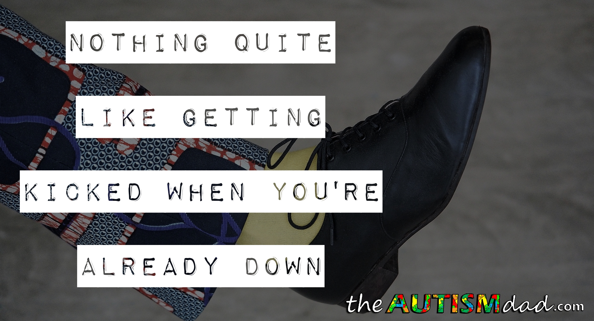 Nothing quite like getting kicked when you're already down