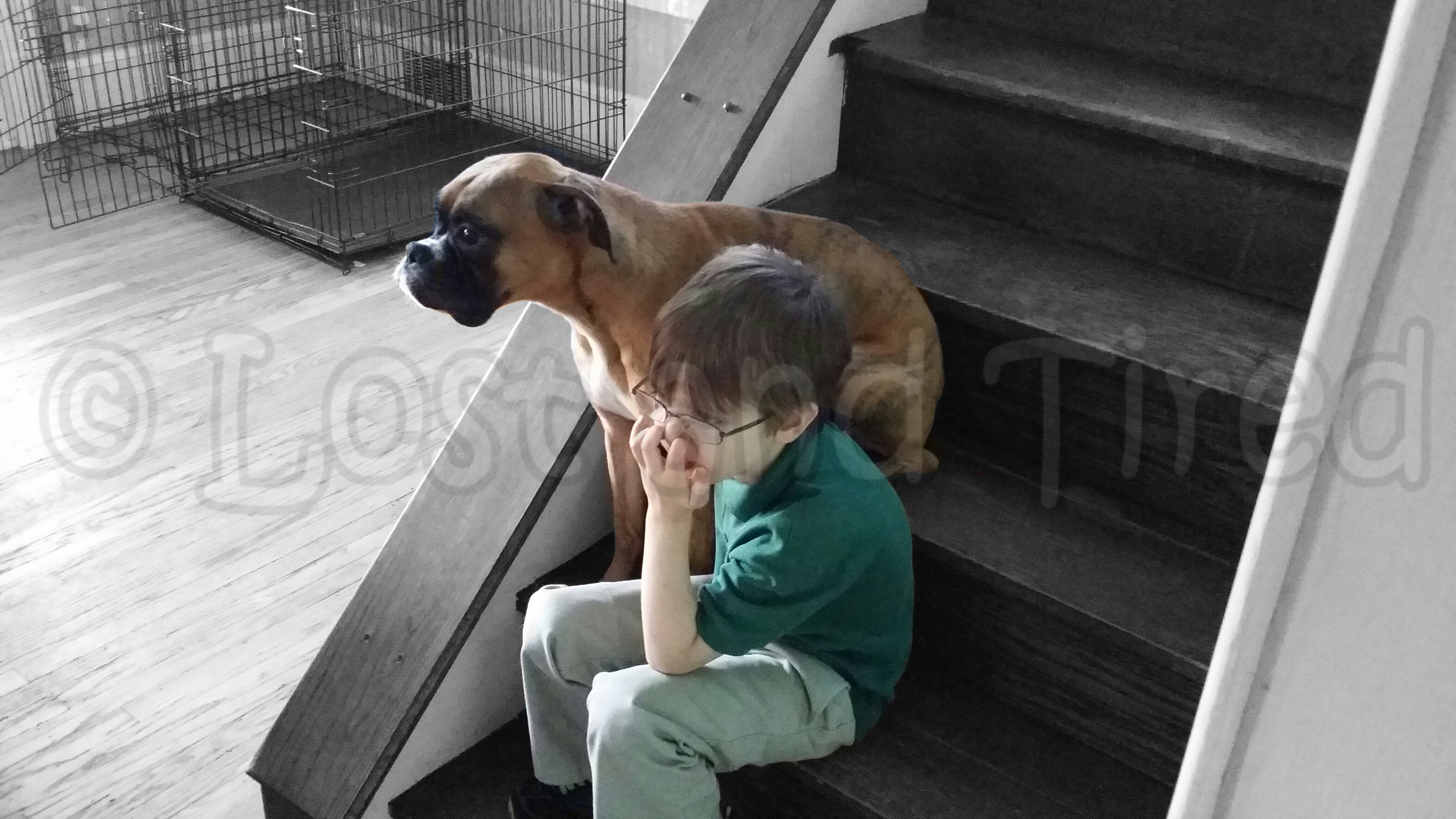 Of all my son's peculiar behaviors, this is my favorite