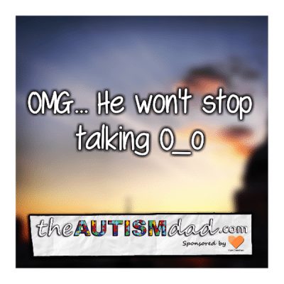 OMG... He won't stop talking O_o