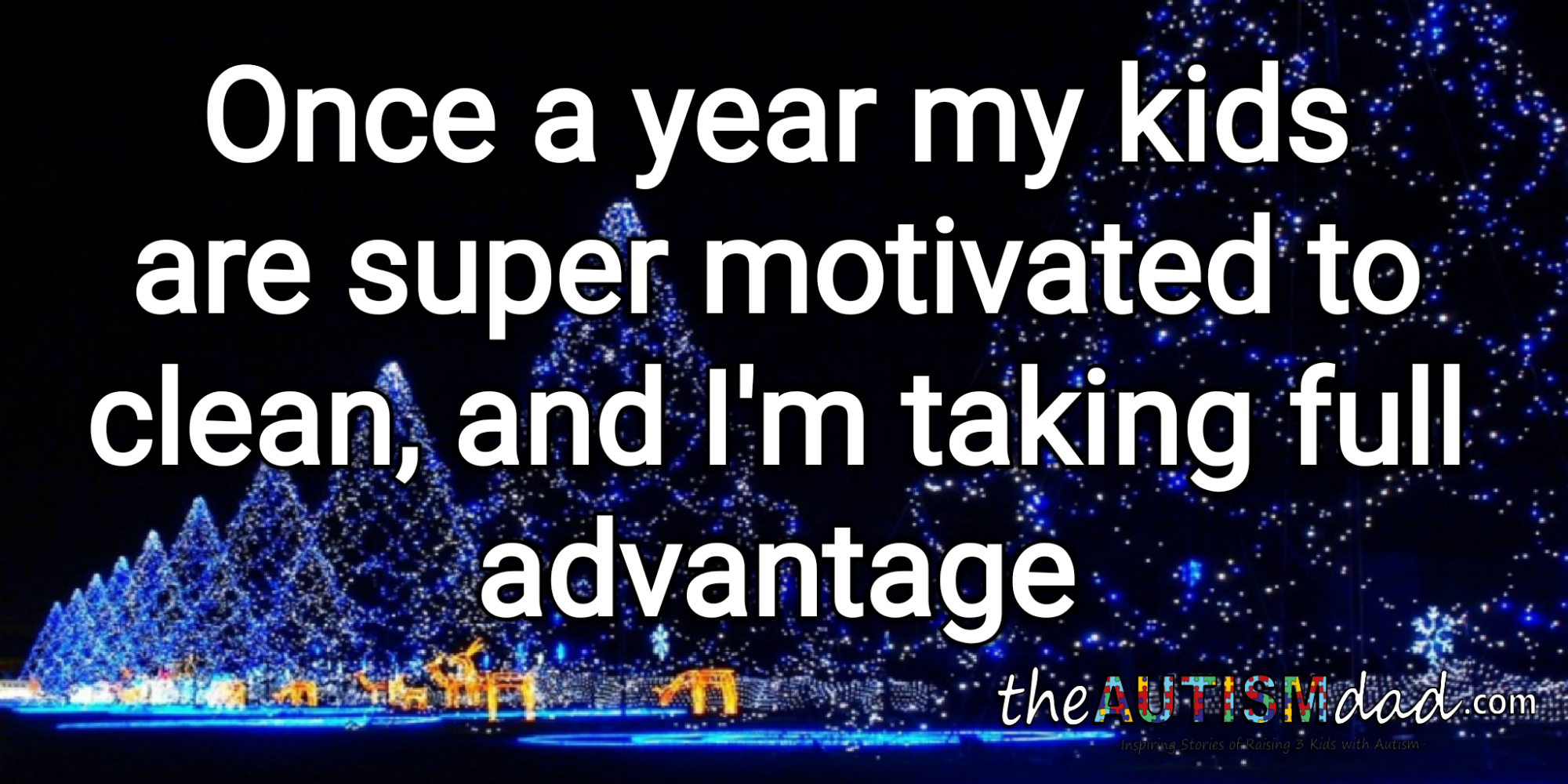 Once a year my kids are super motivated to clean, and I'm taking full advantage