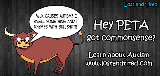 PETA says #Milk causes #Autism. Hey @PETA Got #Commonsense?