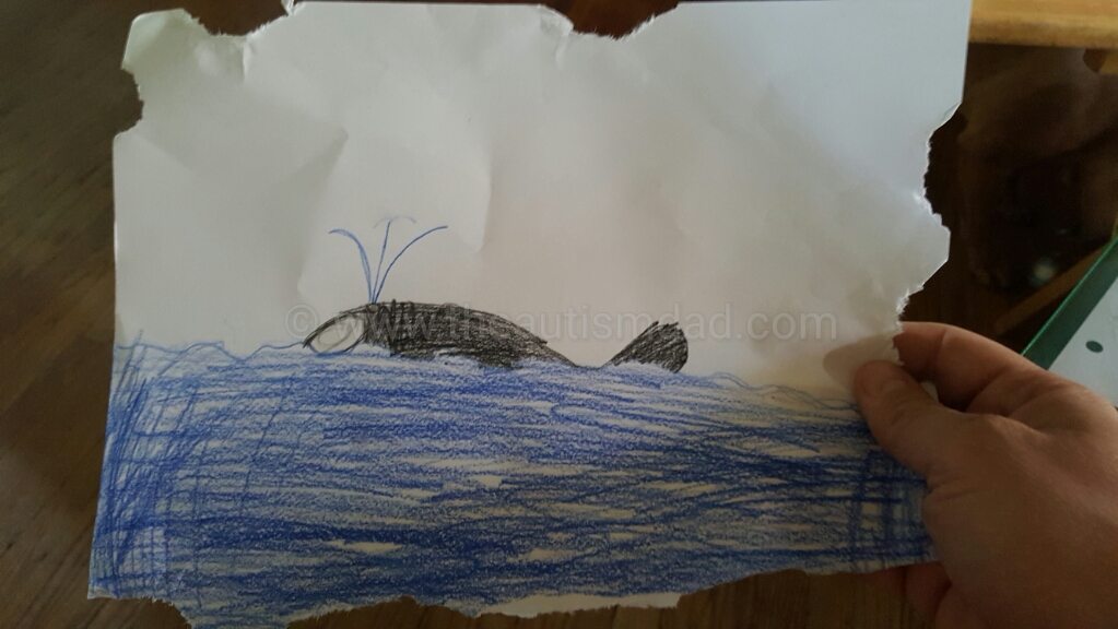 Some ocean artwork by Emmett