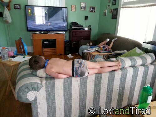 The funny ways my kids watch TV