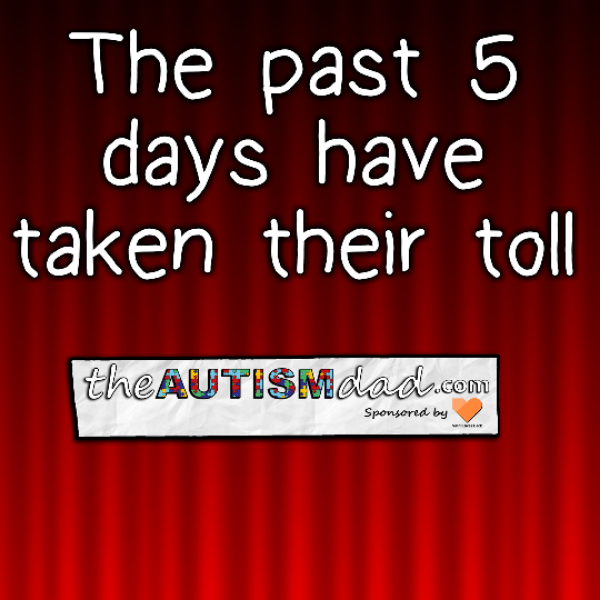 The past 5 days have taken their toll