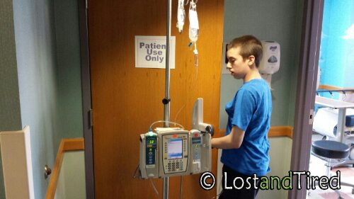 The results of this month's IVIG infusion (lots of pictures)