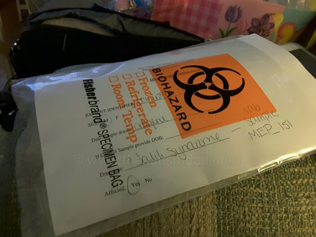 There was a hiccup with Gavin's latest genetic screening