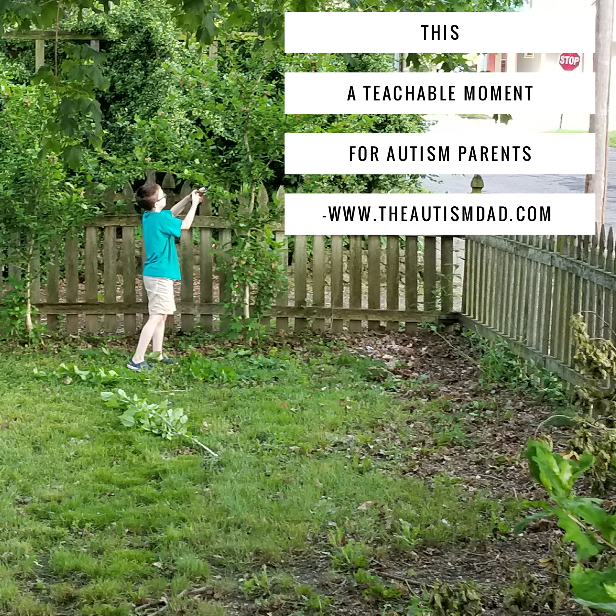 This a teachable moment for #Autism parents