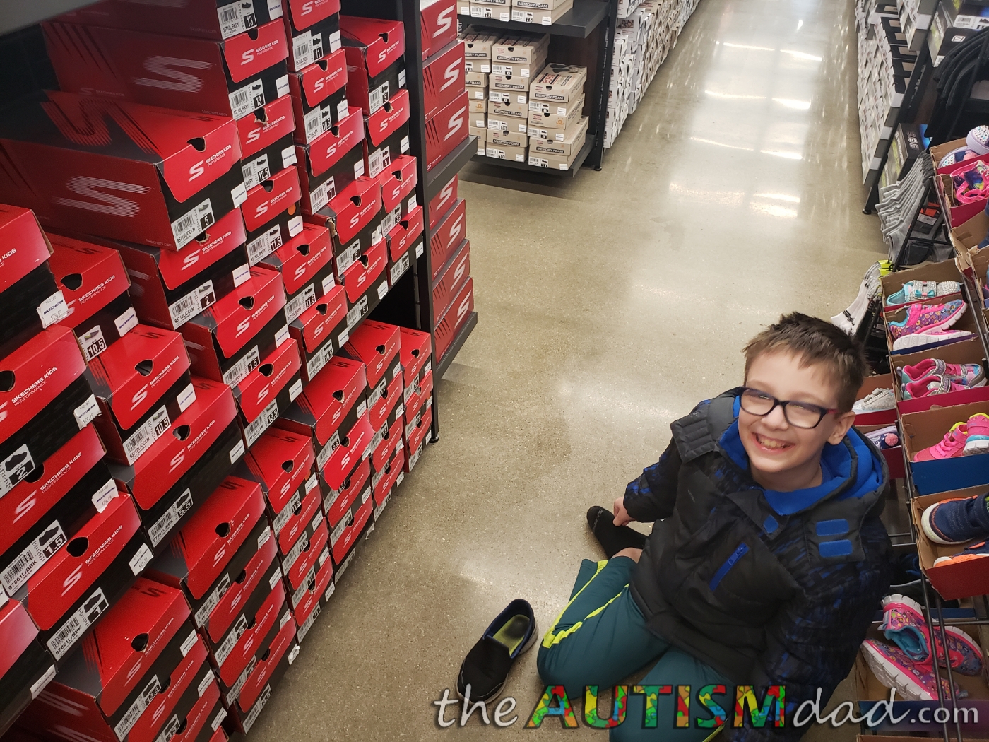 This is what happened when I took my son with #Autism, shoe shopping today
