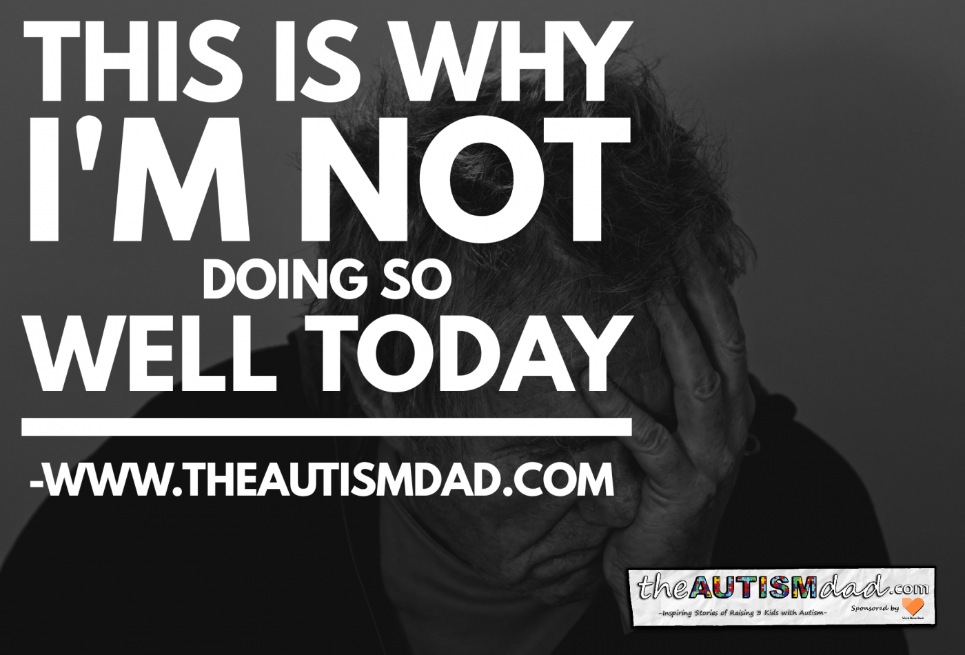 This is why I'm not doing so well today