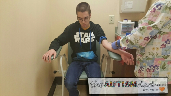 This morning was all about the bloodwork