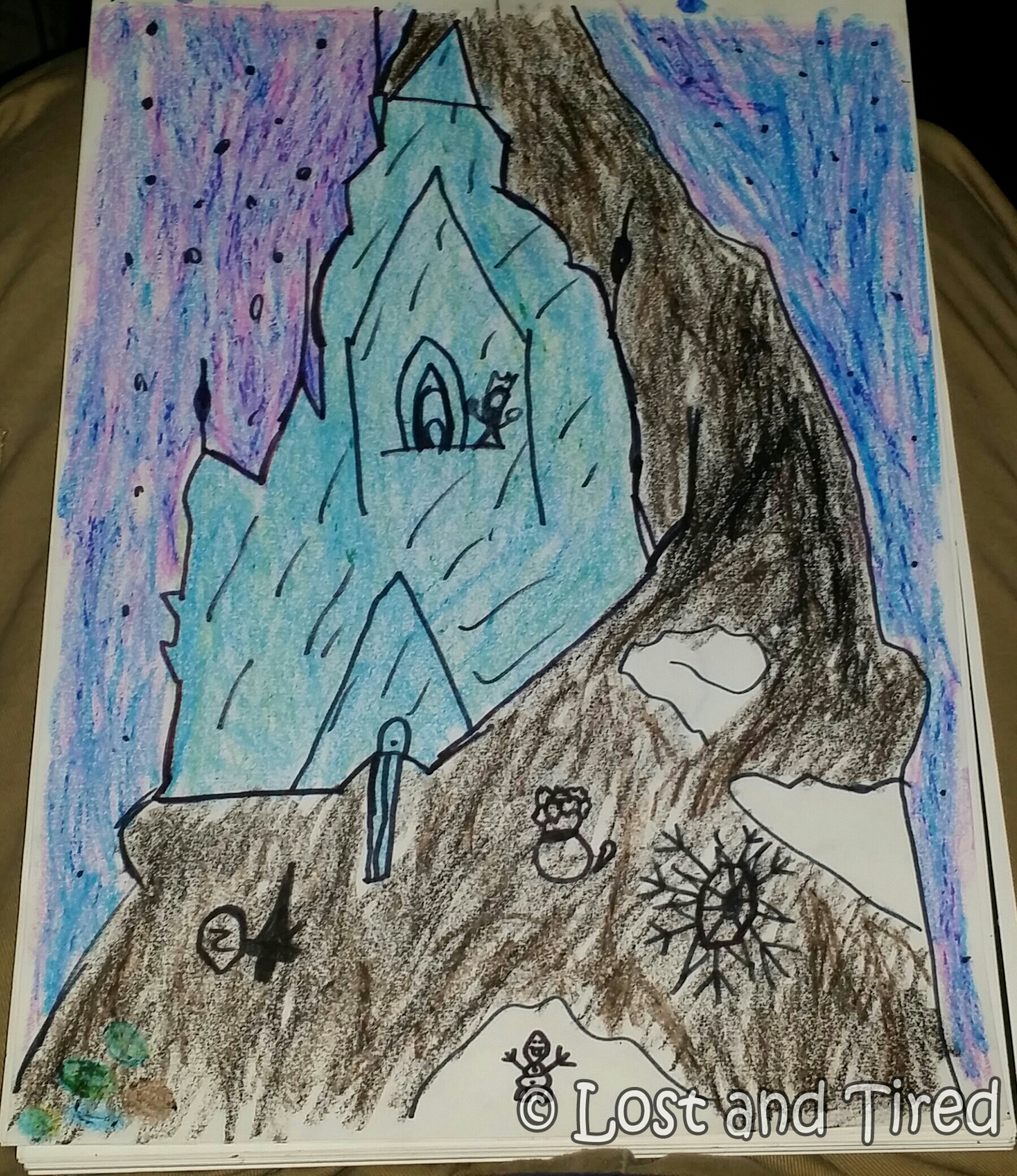 This so amazing. Art calms Elliott's anxiety when medication couldn't