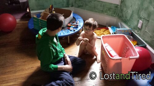 Today's #Autism Victory: Playing together