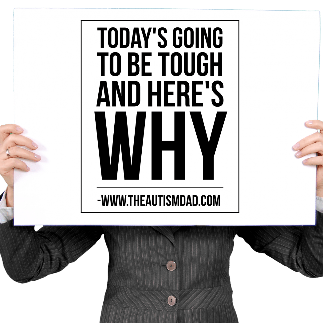 Today's going to be tough and here's why