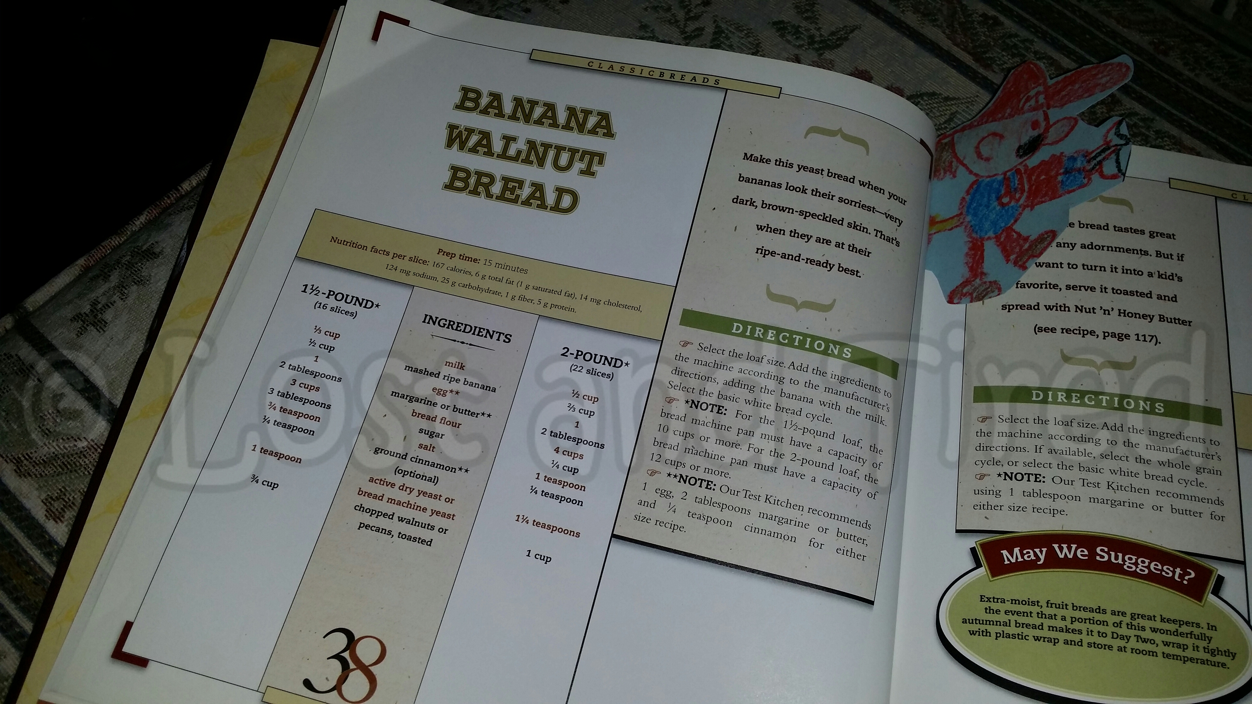 Today's project is banana nut bread