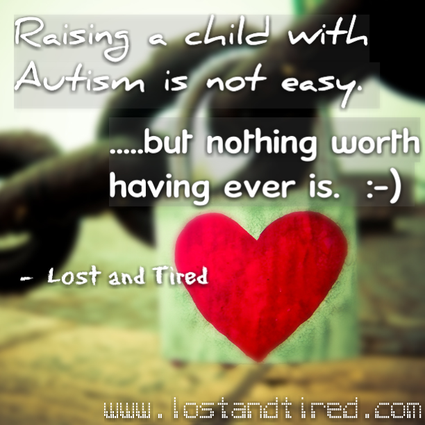 Trying to be positive about #Autism while acknowledging the challenge