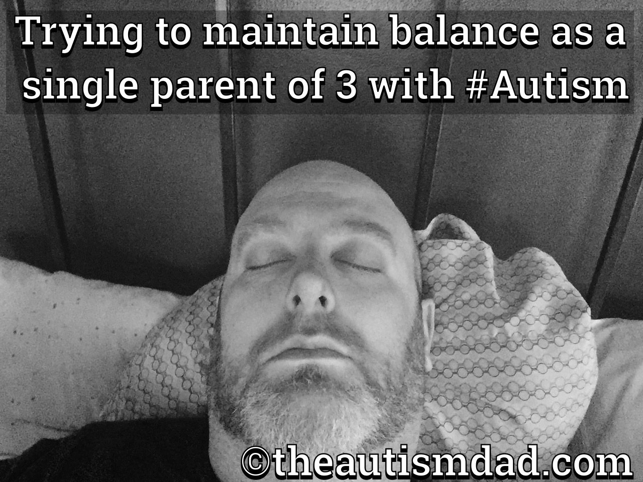 Trying to maintain balance as a single parent of 3 with #Autism