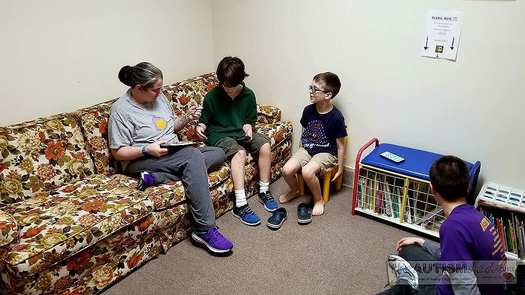 Tuesday is family therapy night for this #Autism family