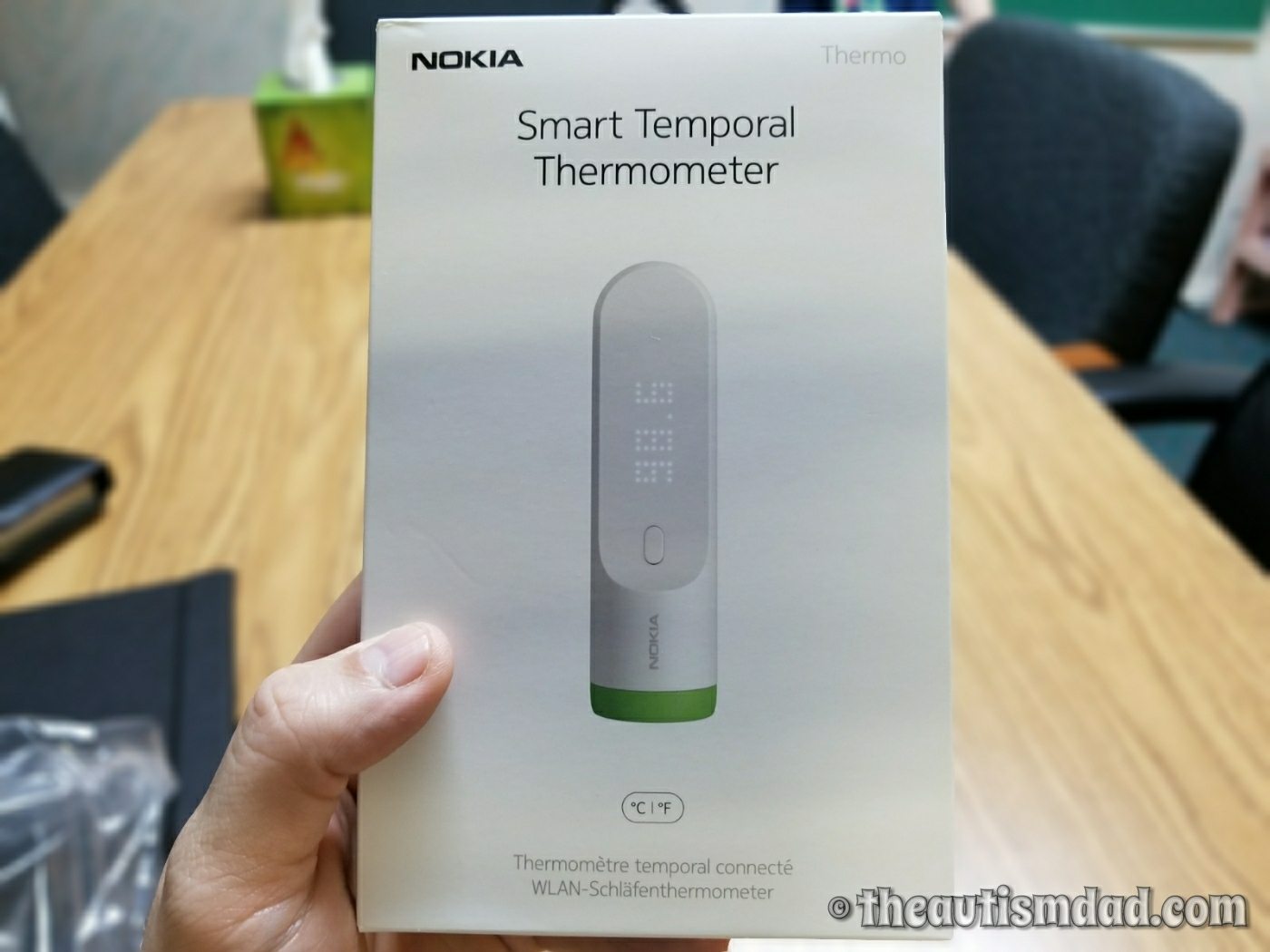 Unboxing video for @NokiaHealth's, smart Temporal Thermometer (Thermo)