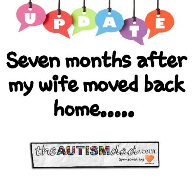 UPDATE: Seven months after my wife moved back home.....