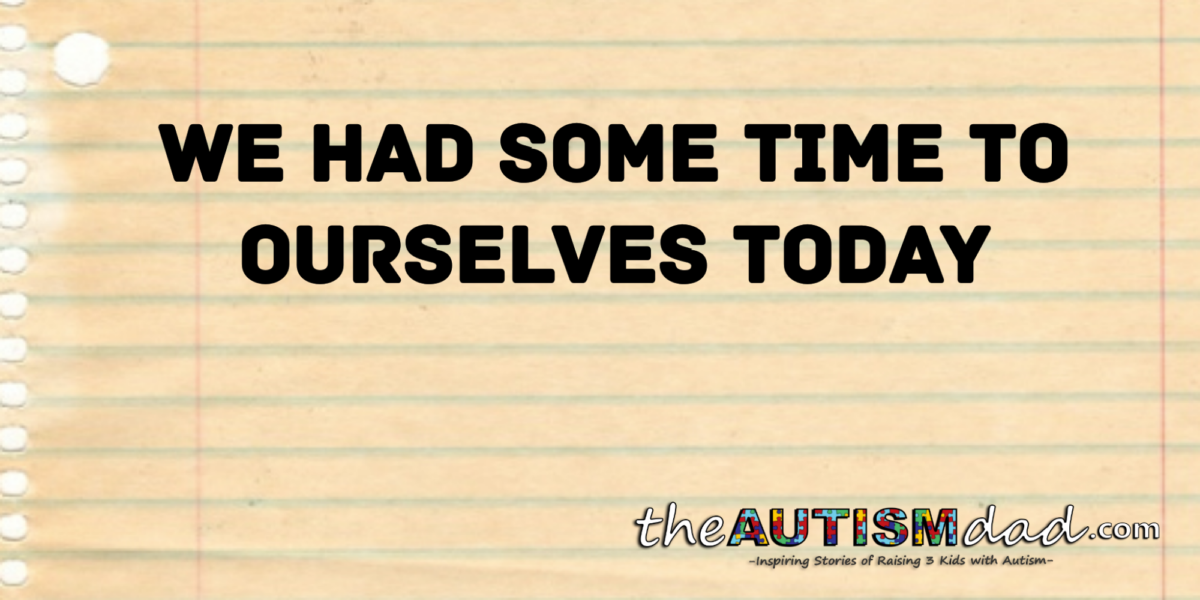 We had some time to ourselves today