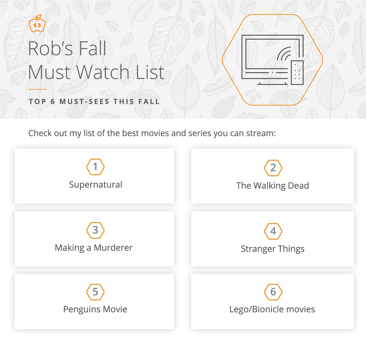 What are you watching on TV this Fall?