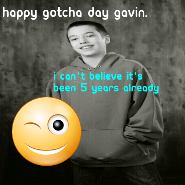 What does it mean to be a father? Five years after the adoption.