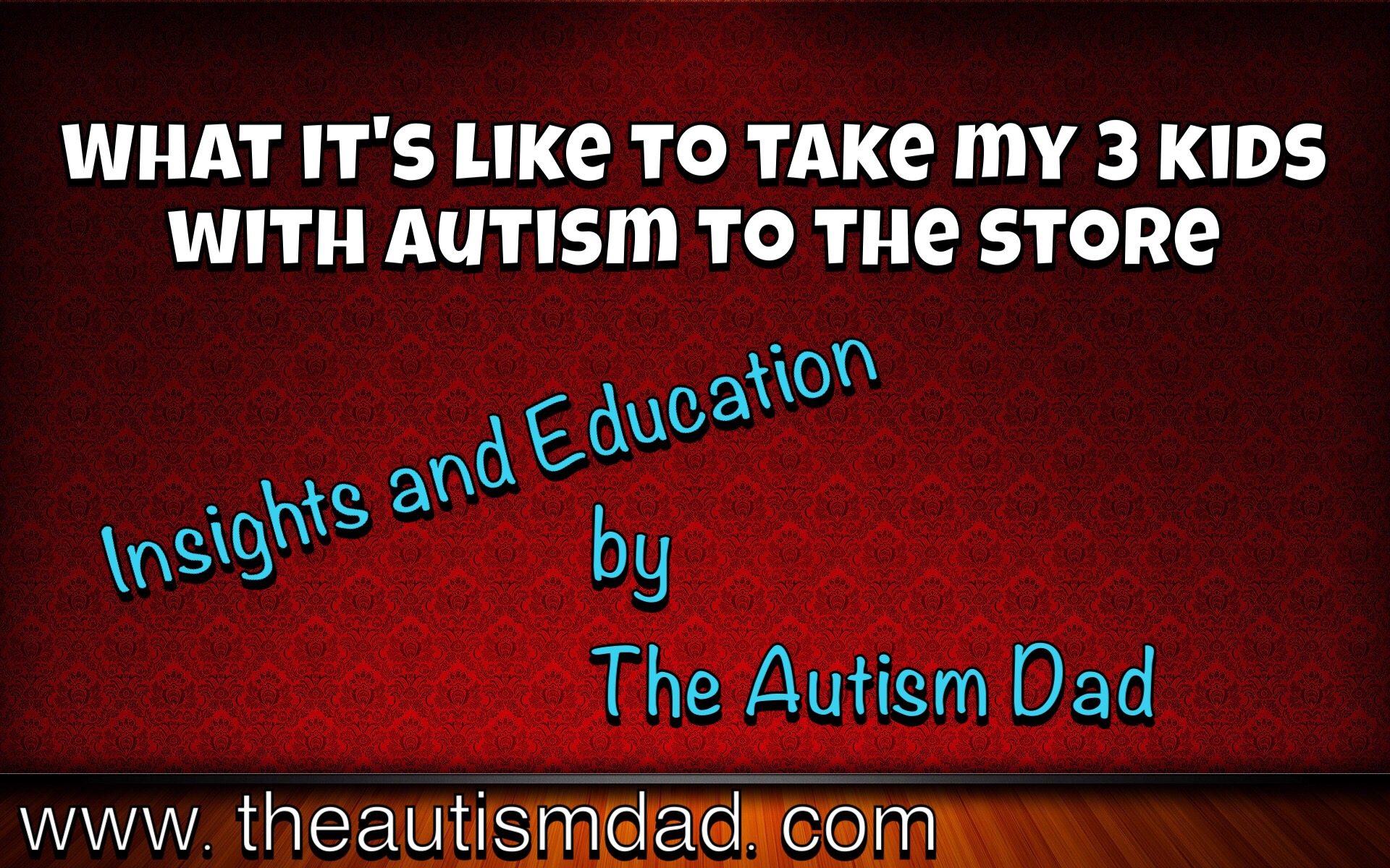 What it's like to take my 3 kids with #Autism to the store