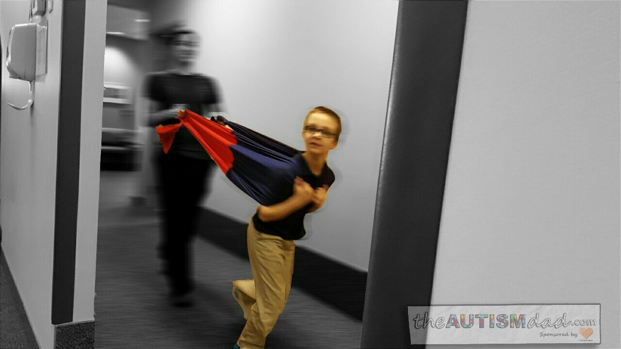 What my son with #Autism did in occupational therapy today (lots of pictures)