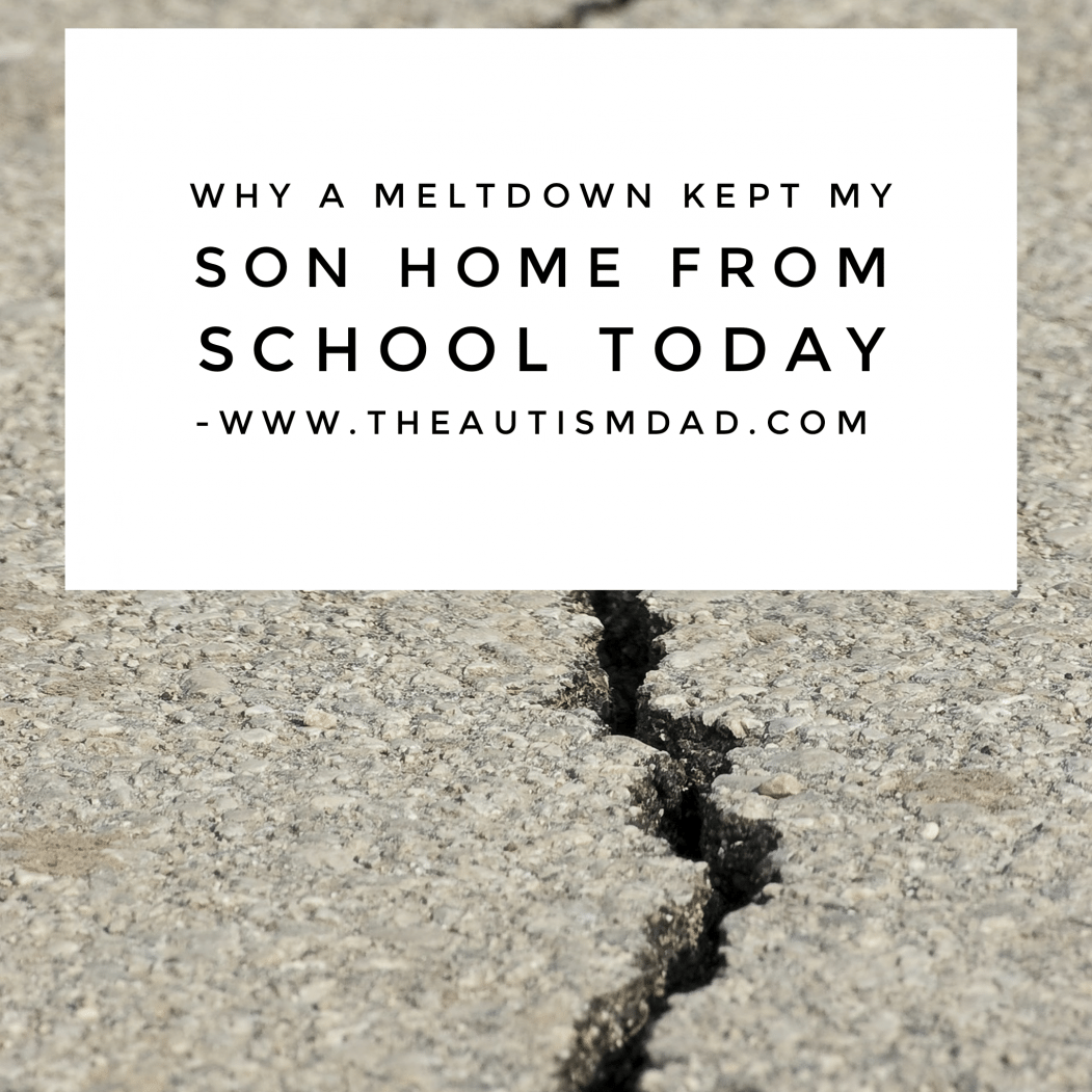 Why a #meltdown kept my son home from school today