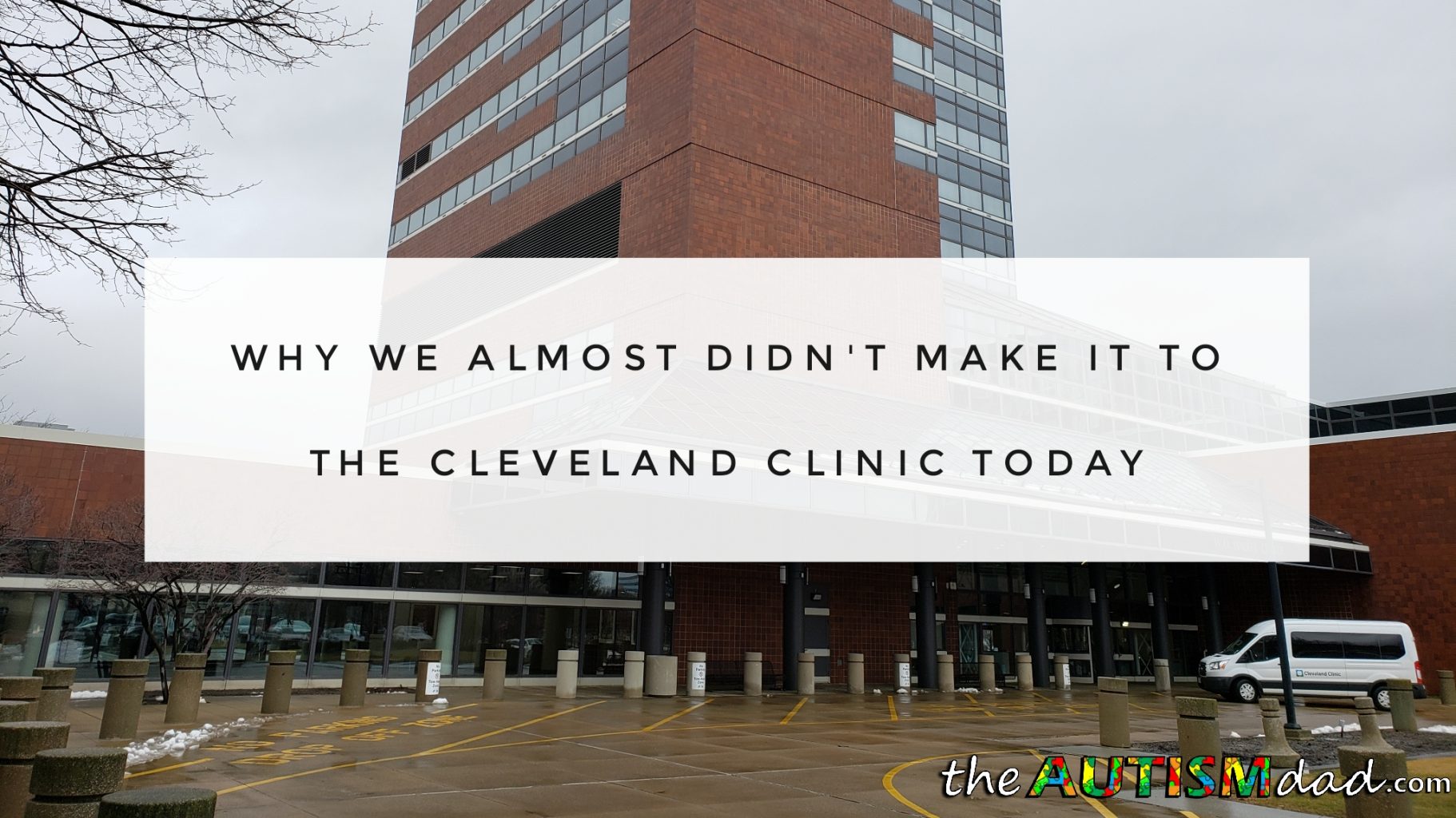 Why we almost didn't make it to the @ClevelandClinic today